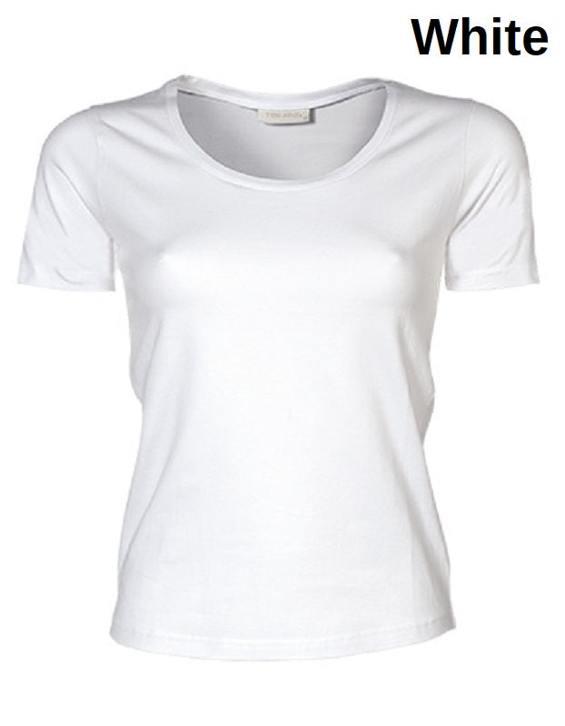 TEE JAYS Women Stretch Kurzarm T-Shirt Damen
