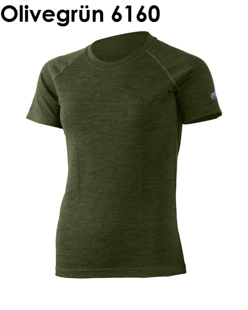 LASTING ALEA 100 % Merinowolle T-Shirt Damen
