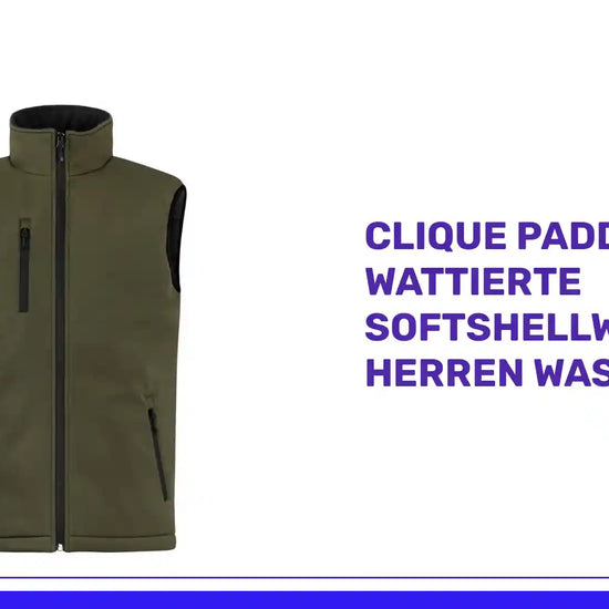 CLIQUE Padded wattierte Softshellweste Herren wasserfest by@Outfy