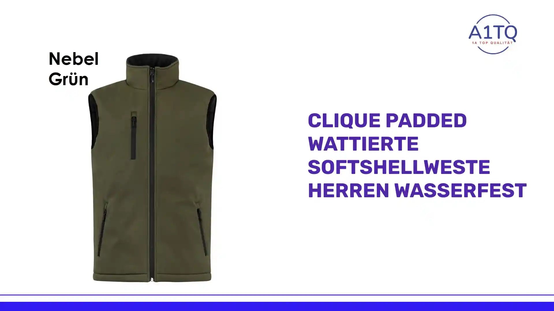 CLIQUE Padded wattierte Softshellweste Herren wasserfest by@Outfy