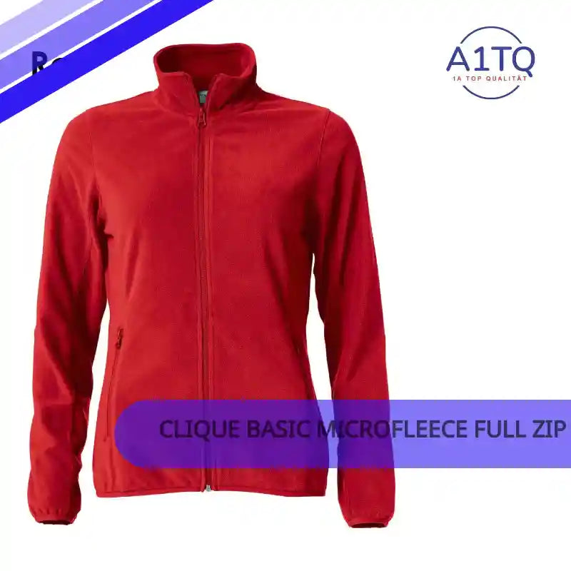 CLIQUE Basic Microfleece Full Zip Fleecejacke Damen by@Outfy