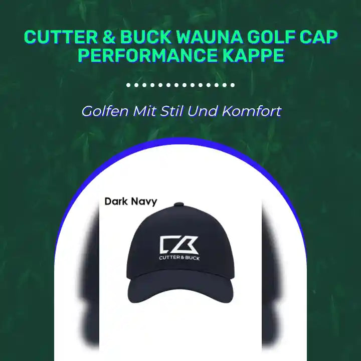 CUTTER & BUCK Wauna Golf Cap Performance Kappe by@Outfy