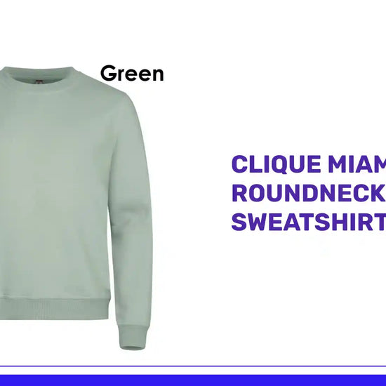 CLIQUE Miami Roundneck Sweatshirt Unisex by@Outfy