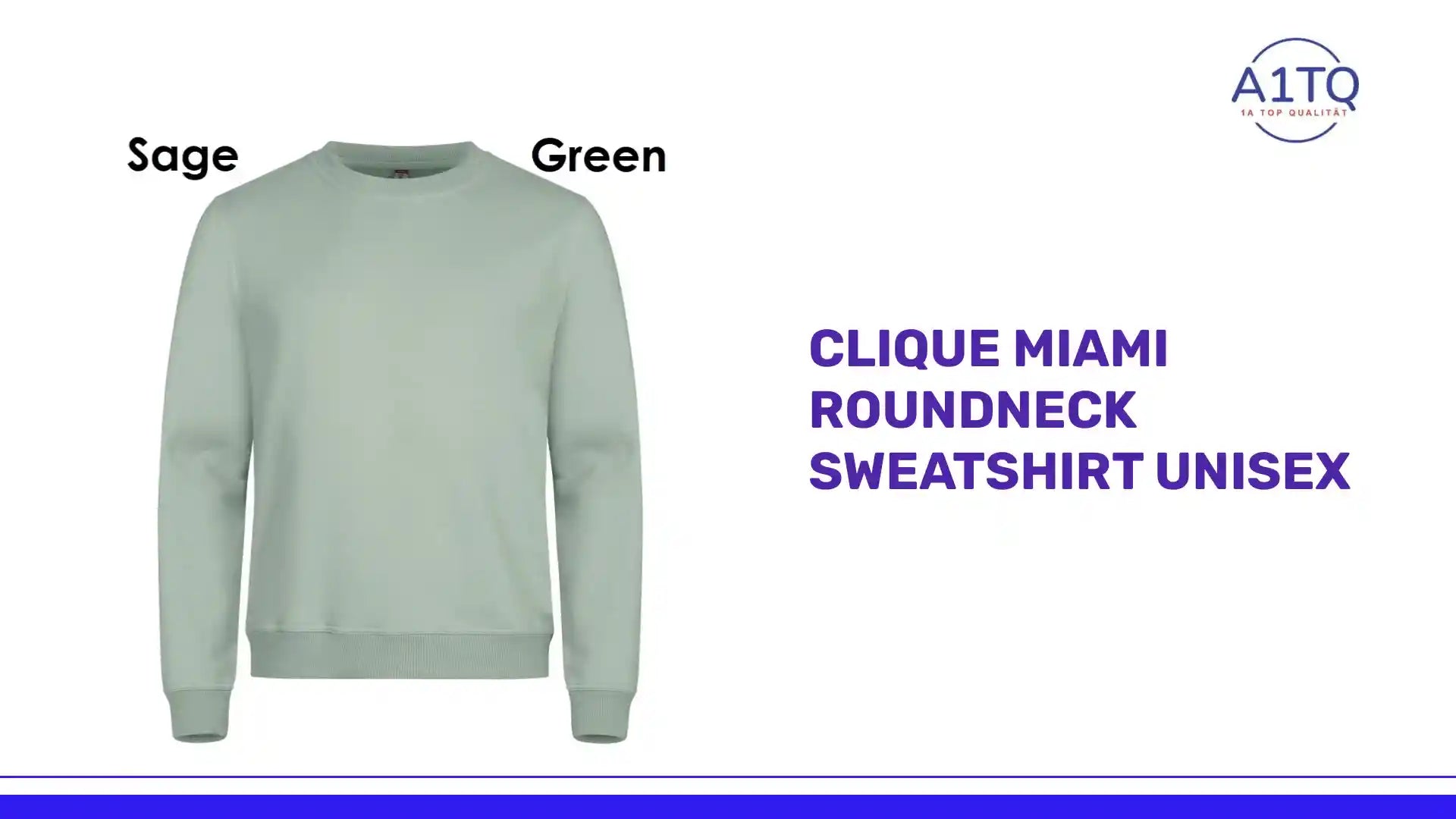 CLIQUE Miami Roundneck Sweatshirt Unisex by@Outfy