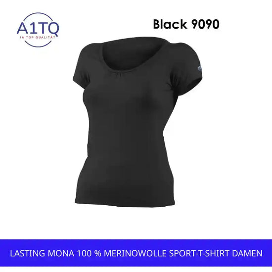 LASTING MONA 100 % Merinowolle Sport-T-Shirt Damen by@Outfy