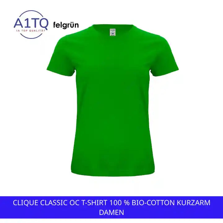 Clique Classic OC T-Shirt 100 % Bio-Cotton Kurzarm Damen by@Outfy