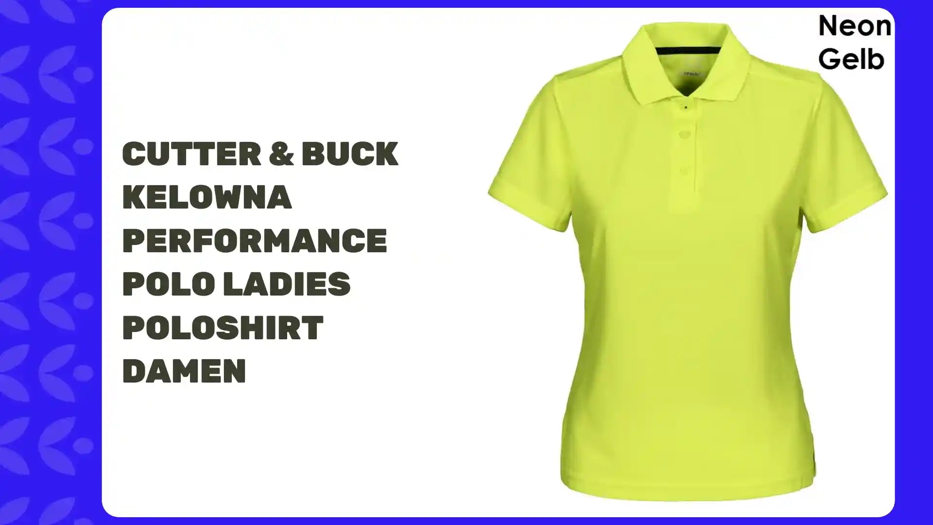 Cutter &amp; Buck Kelowna Performance Polo Ladies Poloshirt Damen by@Outfy
