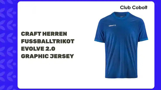 Craft Herren Fu&szlig;balltrikot Evolve 2.0 Graphic Jersey by@Outfy