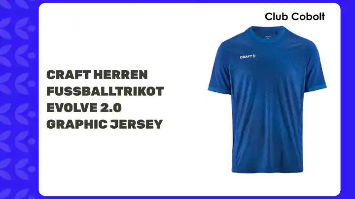 Craft Herren Fu&szlig;balltrikot Evolve 2.0 Graphic Jersey by@Outfy