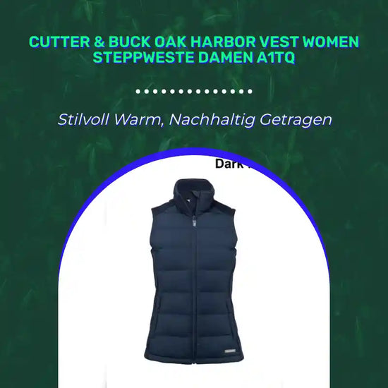 CUTTER &amp; BUCK Oak Harbor Vest Women Steppweste Damen A1TQ by@Outfy