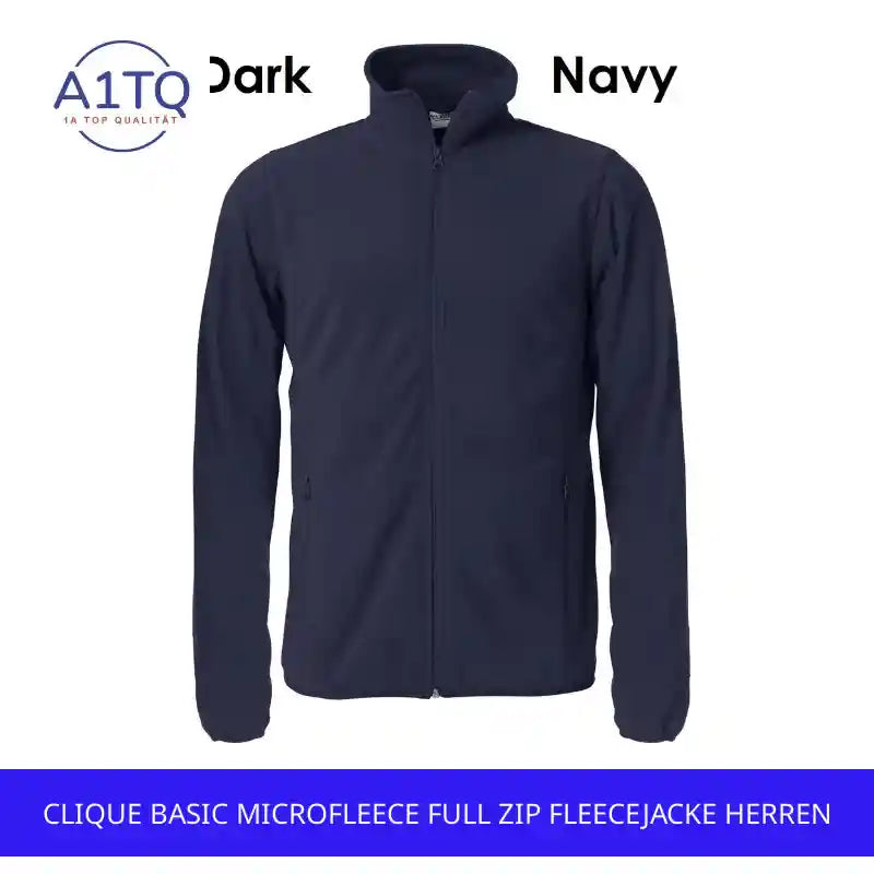 CLIQUE Basic Microfleece Full Zip Fleecejacke Herren by@Outfy