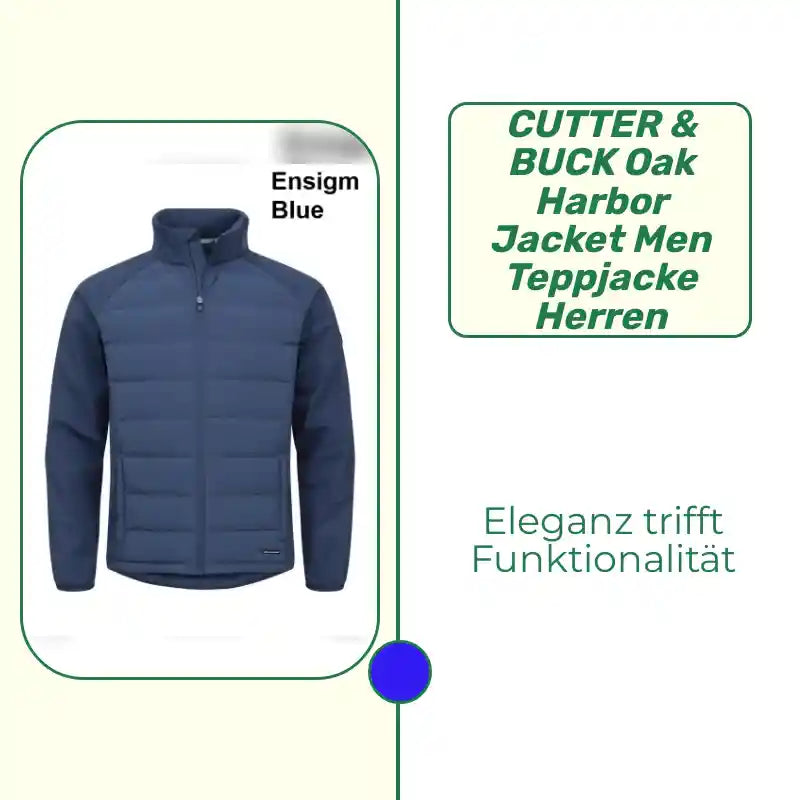CUTTER &amp; BUCK Oak Harbor Jacket Men teppjacke Herren by@Outfy