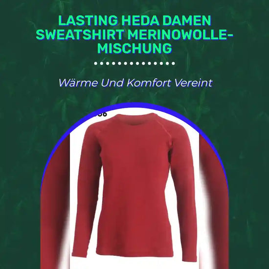 LASTING HEDA Damen Sweatshirt Merinowolle-Mischung by@Outfy