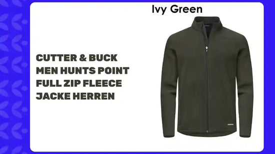Cutter &amp; Buck Men Hunts Point Full Zip Fleece Jacke Herren by@Outfy