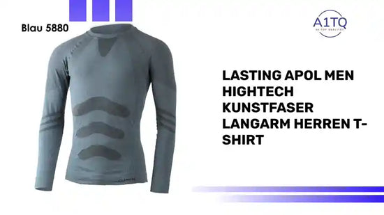 LASTING APOL Men Hightech Kunstfaser Langarm Herren T-Shirt by@Outfy