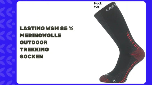 LASTING WSM&nbsp;85 % Merinowolle Outdoor Trekking Socken&nbsp; by@Outfy