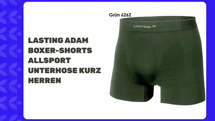 LASTING ADAM Boxer-Shorts Allsport Unterhose kurz Herren by@Outfy