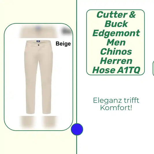 Cutter &amp; Buck Edgemont Men Chinos Herren Hose A1TQ by@Outfy