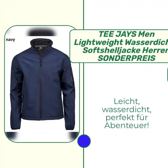 TEE JAYS Men Lightweight&nbsp;wasserdichte Softshelljacke Herren SONDERPREIS by@Outfy