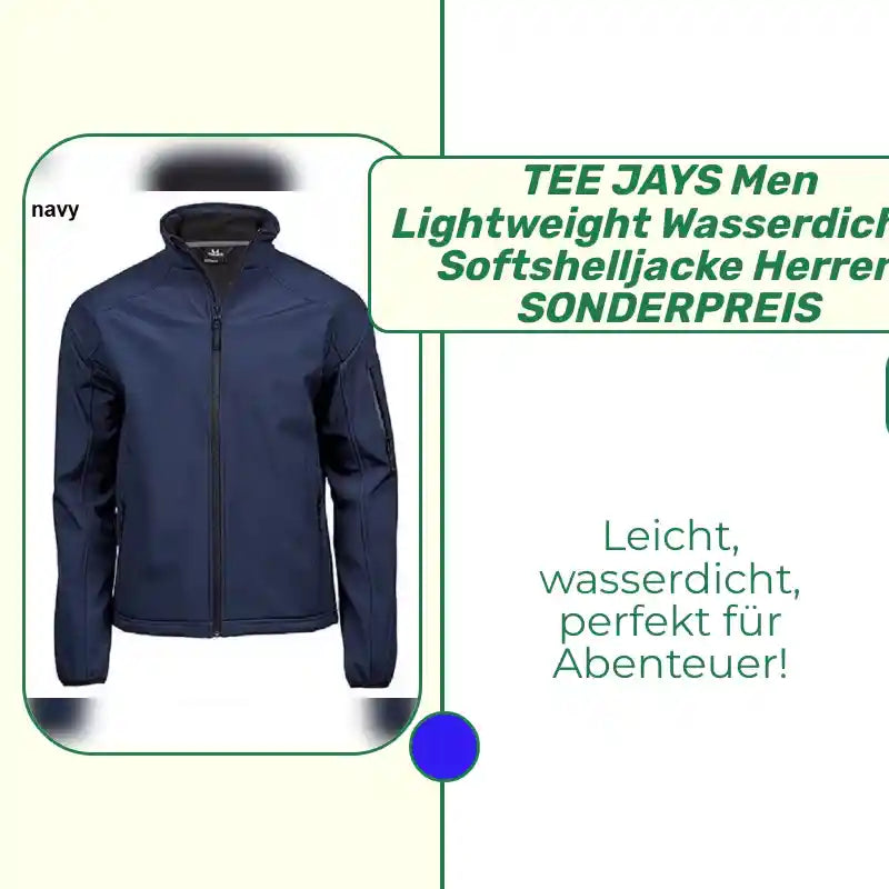 TEE JAYS Men Lightweight&nbsp;wasserdichte Softshelljacke Herren SONDERPREIS by@Outfy