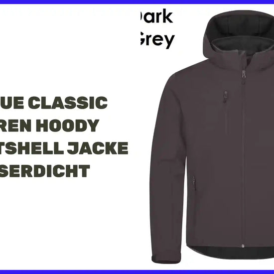 CLIQUE Classic Herren Hoody Softshell Jacke wasserdicht by@Outfy