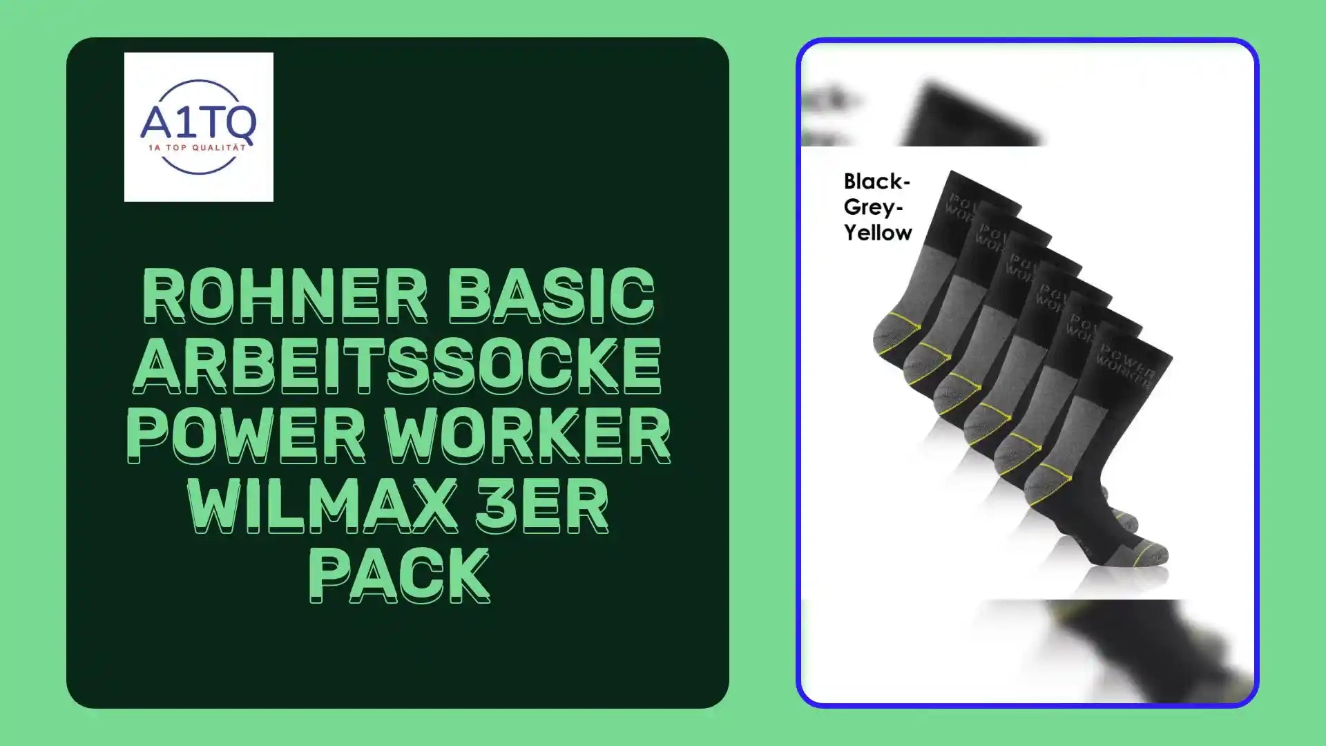 Rohner Basic Arbeitssocke Power Worker Wilmax 3er Pack by@Outfy