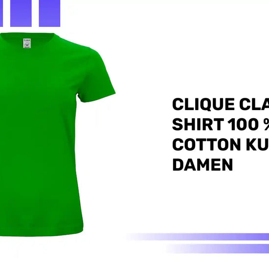 Clique Classic OC T-Shirt 100 % Bio-Cotton Kurzarm Damen by@Outfy