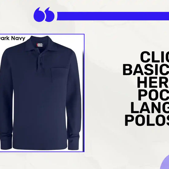 CLIQUE Basic Polo Herren Pocket Langarm Poloshirt by@Outfy