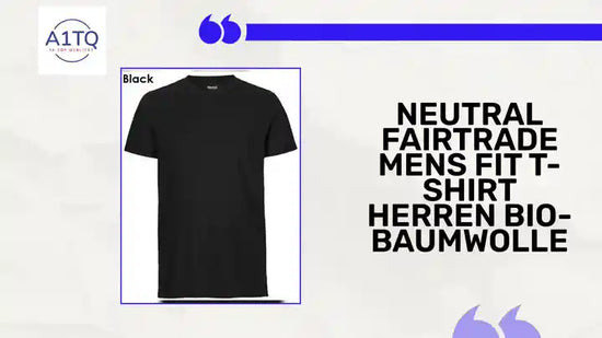 NEUTRAL Fairtrade Mens Fit T-Shirt Herren Bio-Baumwolle by@Outfy