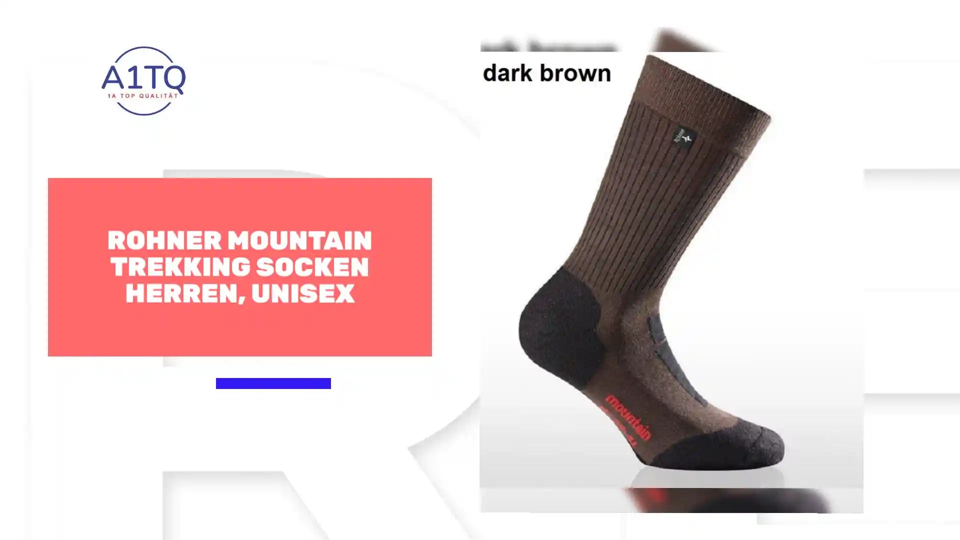 ROHNER Mountain Trekking Socken Herren, unisex by@Outfy