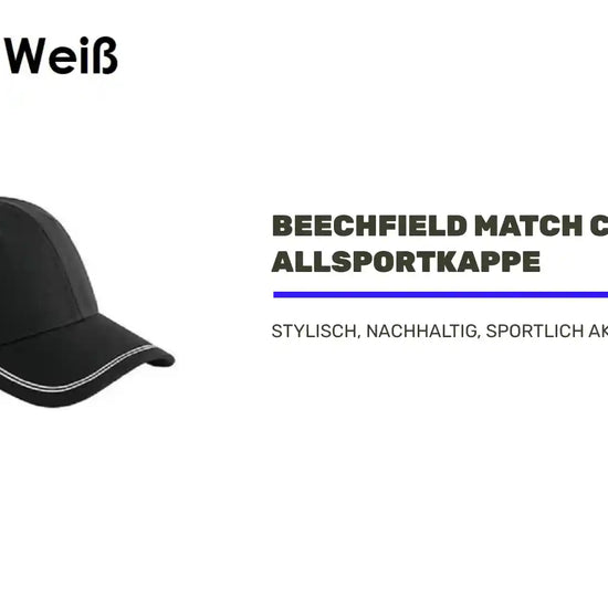 BEECHFIELD Match Cap AllsportKappe by@Outfy