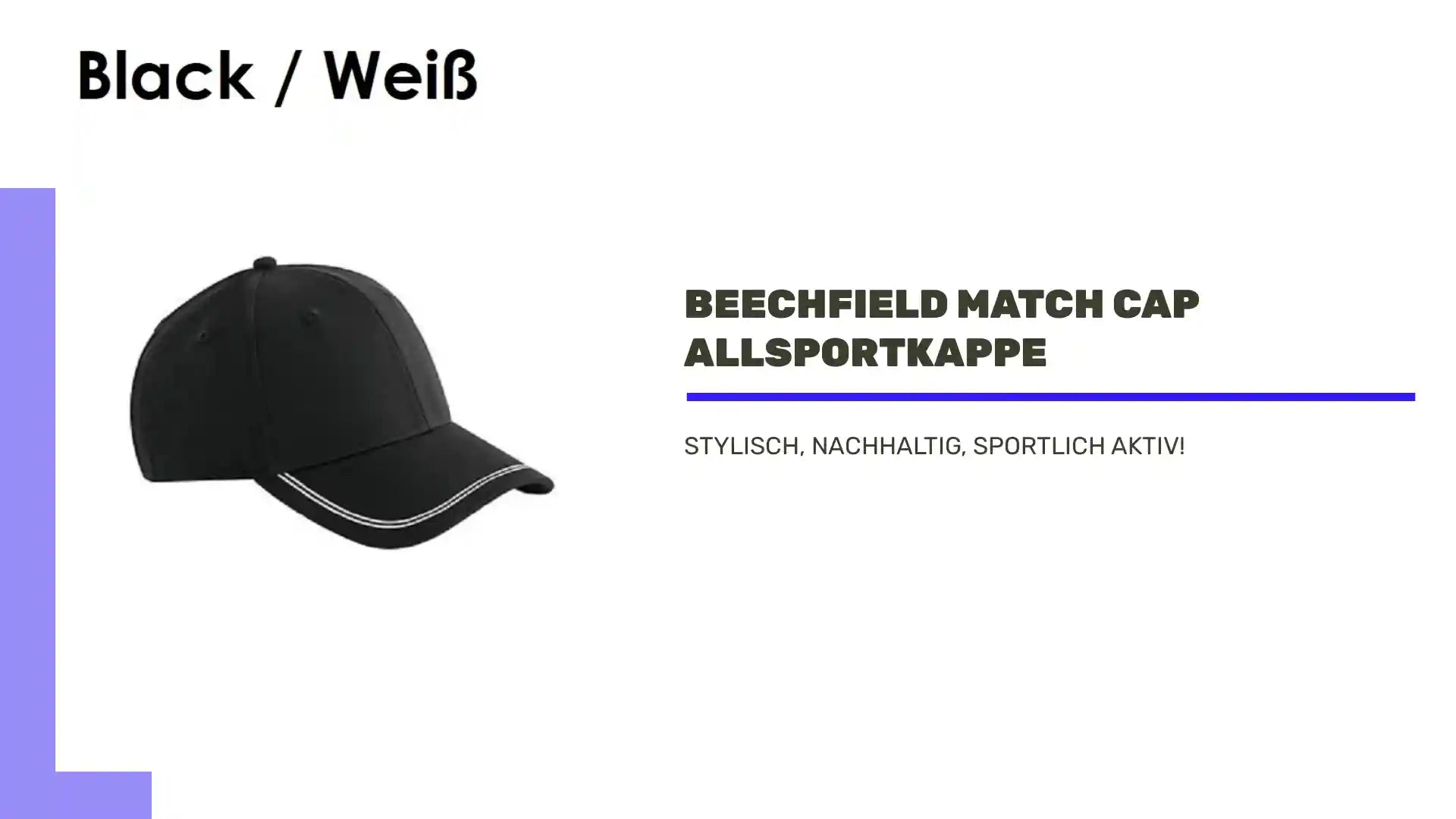BEECHFIELD Match Cap AllsportKappe by@Outfy