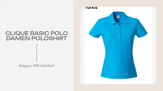 CLIQUE Basic Polo Damen Poloshirt by@Outfy
