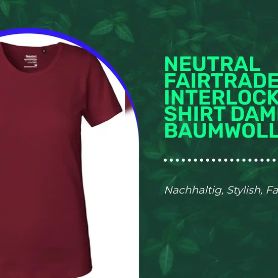 NEUTRAL Fairtrade Ladies Interlock T-Shirt Damen Bio-Baumwolle by@Outfy