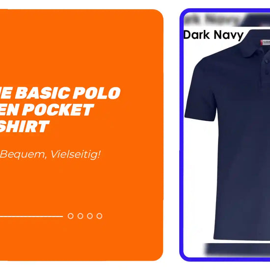 CLIQUE Basic Polo Herren Pocket Poloshirt by@Outfy