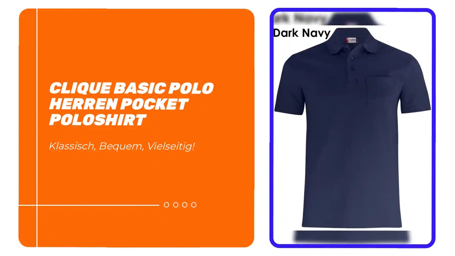 CLIQUE Basic Polo Herren Pocket Poloshirt by@Outfy