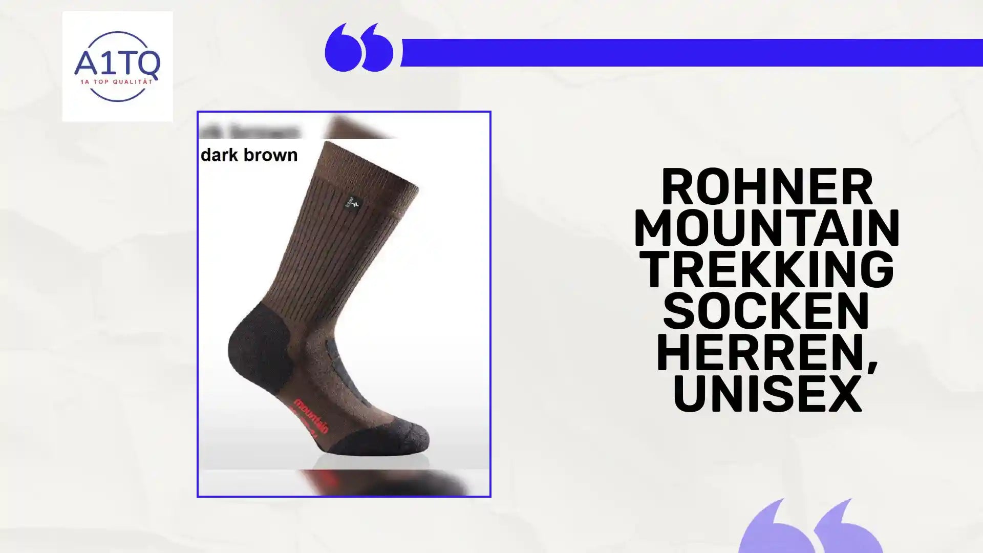 ROHNER Mountain Trekking Socken Herren, unisex by@Outfy