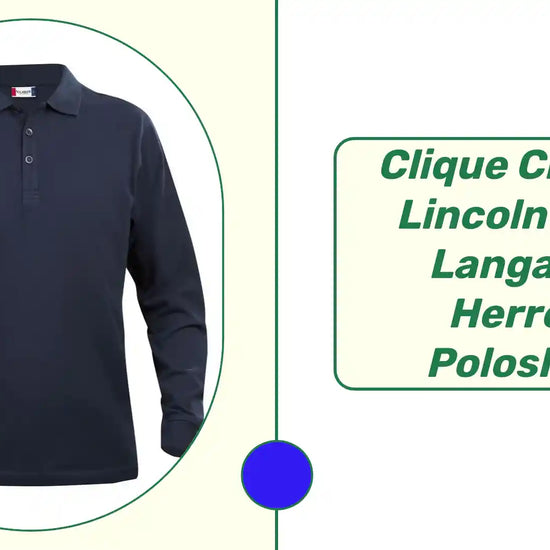 Clique Classic Lincoln Polo Langarm Herren Poloshirt by@Outfy