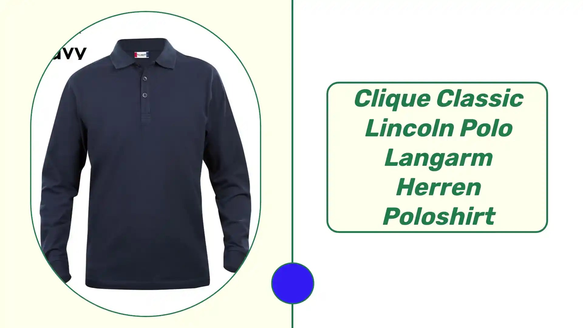 Clique Classic Lincoln Polo Langarm Herren Poloshirt by@Outfy