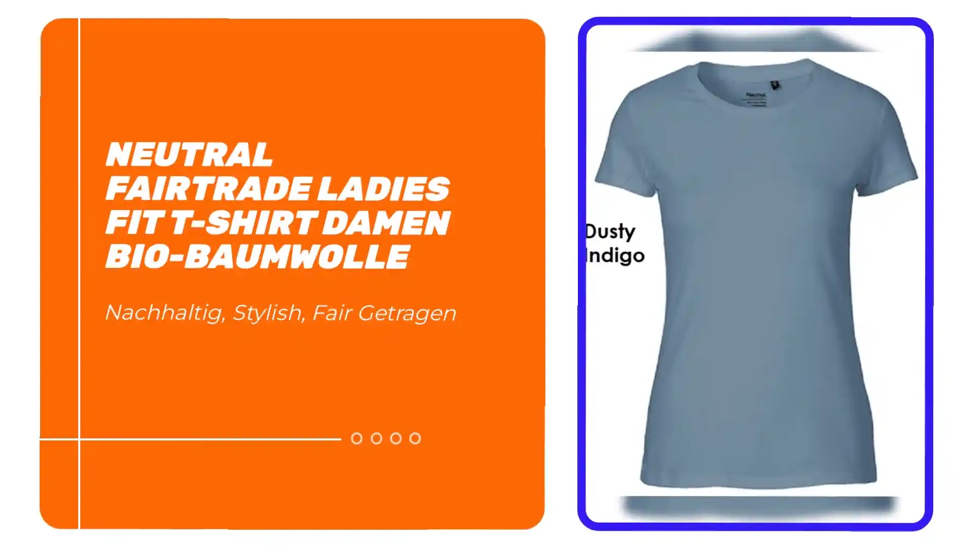 NEUTRAL Fairtrade Ladies Fit T-Shirt Damen Bio-Baumwolle by@Outfy