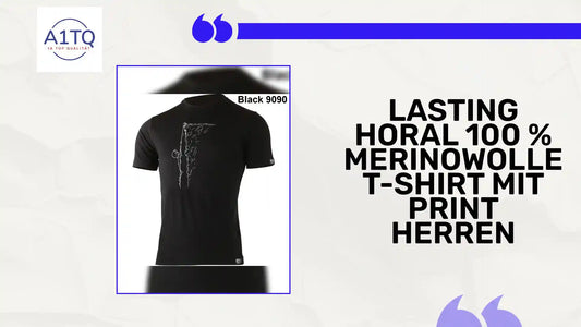 LASTING HORAL 100 % Merinowolle T-Shirt mit Print Herren by@Outfy