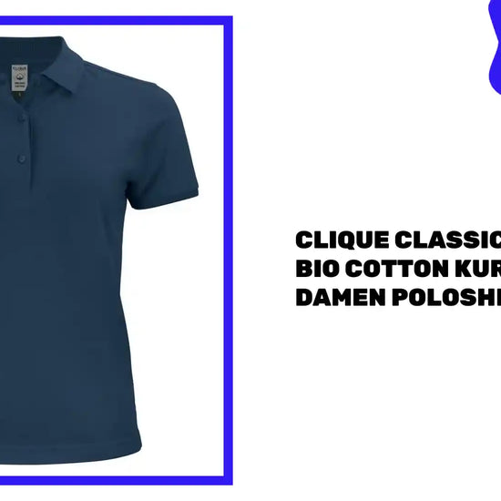 Clique Classic OC Polo Bio Cotton Kurzarm Damen Poloshirt by@Outfy