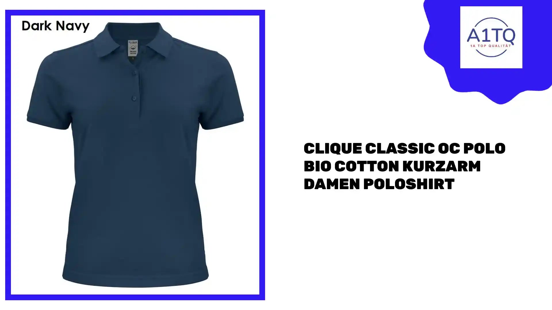 Clique Classic OC Polo Bio Cotton Kurzarm Damen Poloshirt by@Outfy