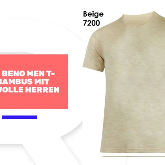 Lasting BENO Men T-Shirt BAMBUS mit MERINO-WOLLE Herren by@Outfy