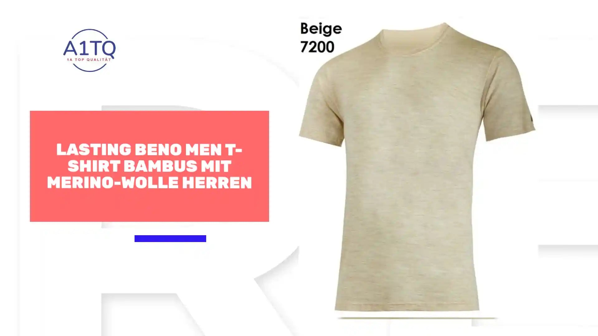 Lasting BENO Men T-Shirt BAMBUS mit MERINO-WOLLE Herren by@Outfy