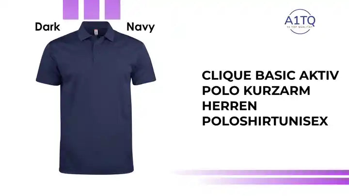 Clique Basic Aktiv Polo Kurzarm Herren PoloshirtUnisex by@Outfy
