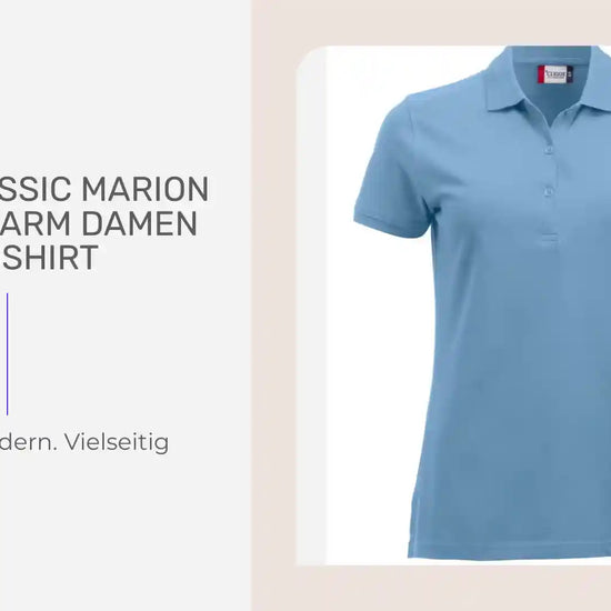 Clique Classic Marion Polo Kurzarm Damen Poloshirt by@Outfy