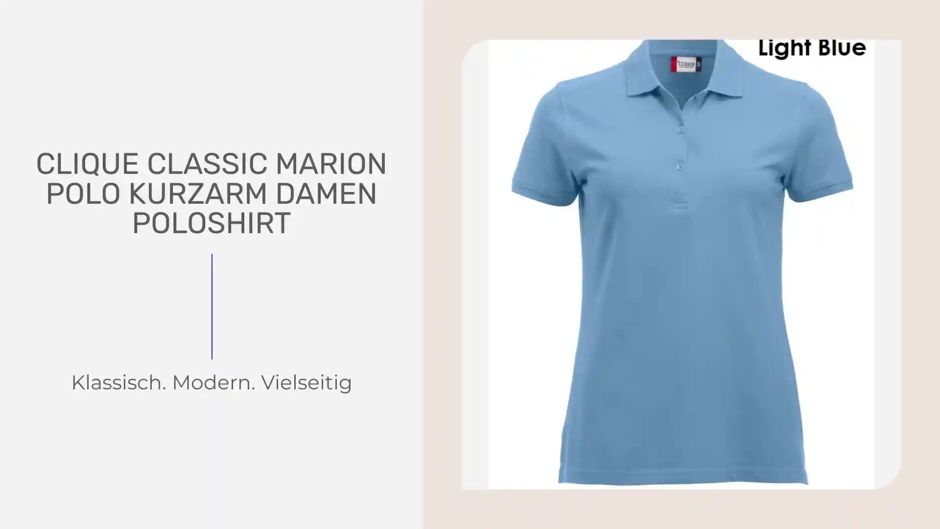 Clique Classic Marion Polo Kurzarm Damen Poloshirt by@Outfy