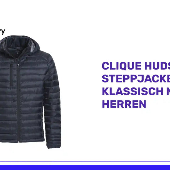 CLIQUE HUDSON Steppjacke klassisch mit Kapuze Herren by@Outfy