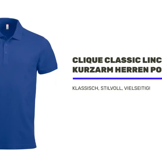 Clique Classic Lincoln Polo Kurzarm Herren Poloshirt by@Outfy